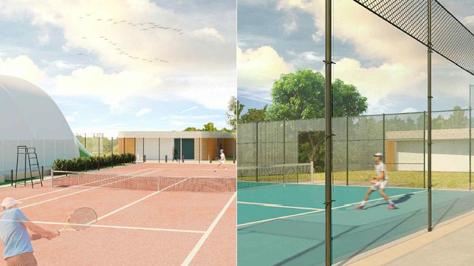Tre campi da tennis e due da padel la cittadella si allarga con 1,2 milioni