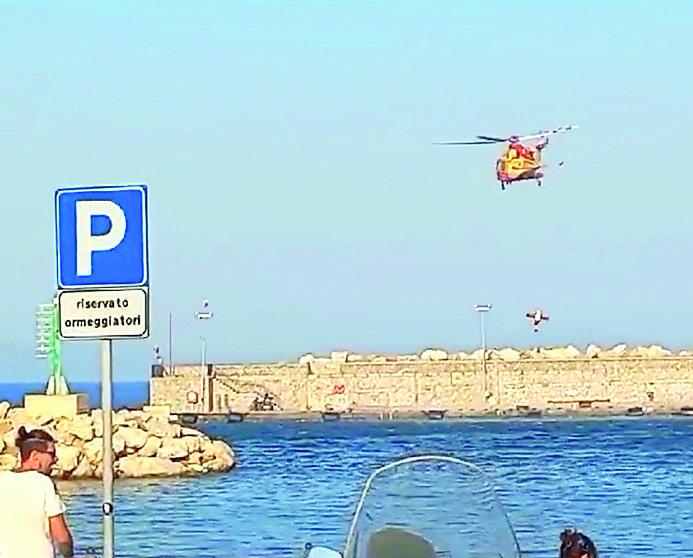 Elba, trovato a terra privo di sensi: trasferito a Siena col Pegaso