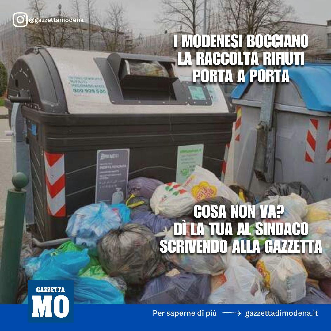 Porta a porta, modenesi scatenati: «Imitiamo la Riviera sui rifiuti...»<br>
