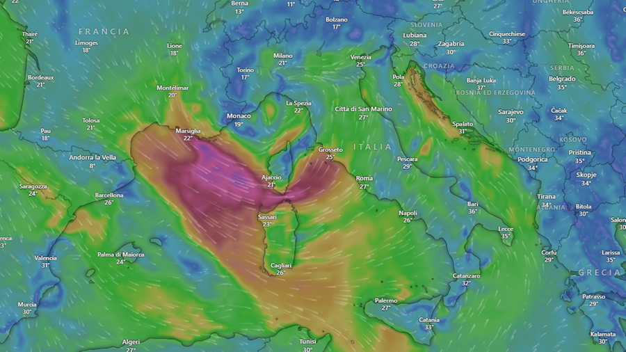 Arriva il ciclone Poppea, rischio uragano mediterraneo