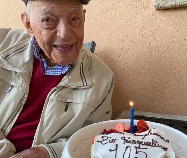 Addio al nonnino della Costa, Zio Pasqualino Pirina è morto serenamente a 107 anni