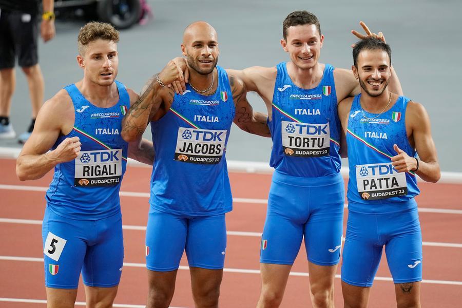 Mondiali di atletica, l’Italia vince l’argento nella staffetta 4x100 maschile