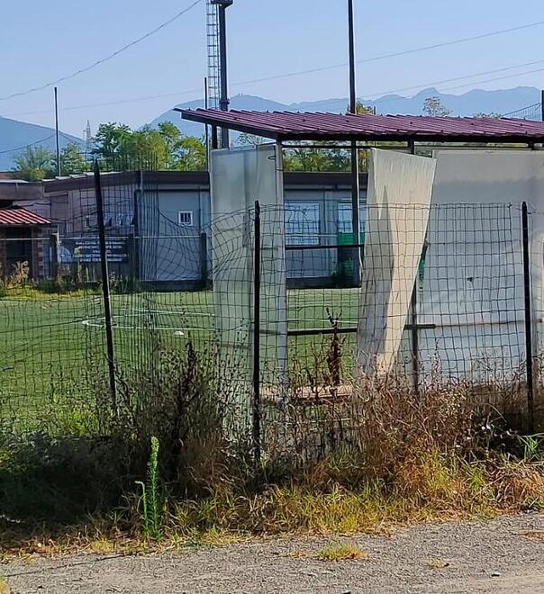 Lo stadio Quartieri di Aulla