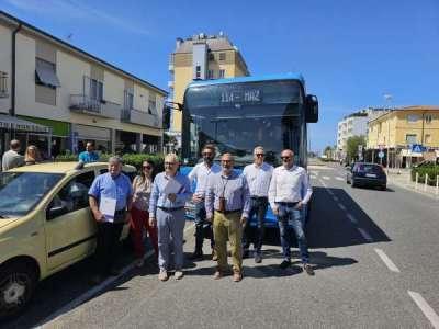 
	L&rsquo;inaugurazione del servizio navetta gratuito tra Cecina e Rosignano

