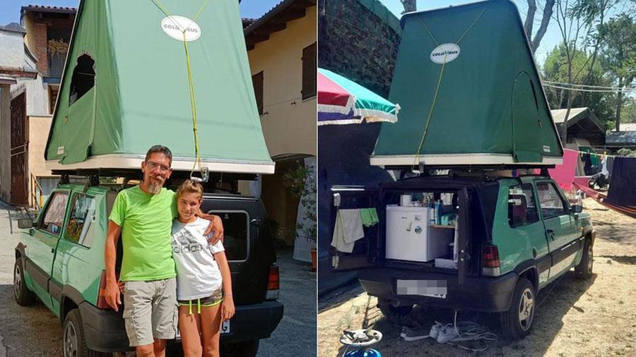 Al Puntone con la Panda “camper”: la vacanza è un fenomeno social