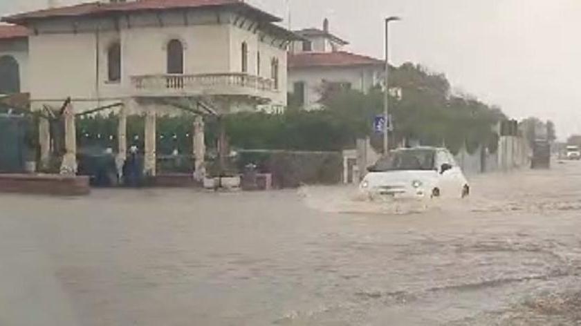 L'allagamento ai Tre Ponti