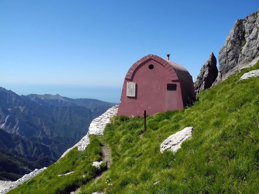 
	Il rifugio Aronte&nbsp;

