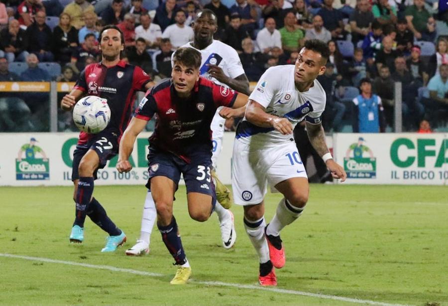 Cagliari battuto dall’Inter, ma a testa alta