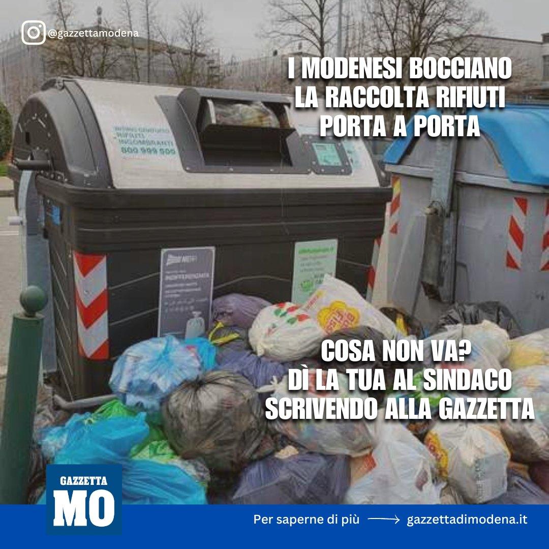 Nuova raccolta differenziata a Modena. «Carta e plastica, così non va»<br type="_moz" />
