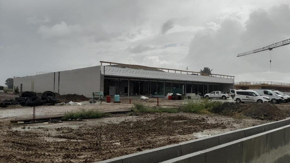 Il cantiere del nuovo Palacongressi