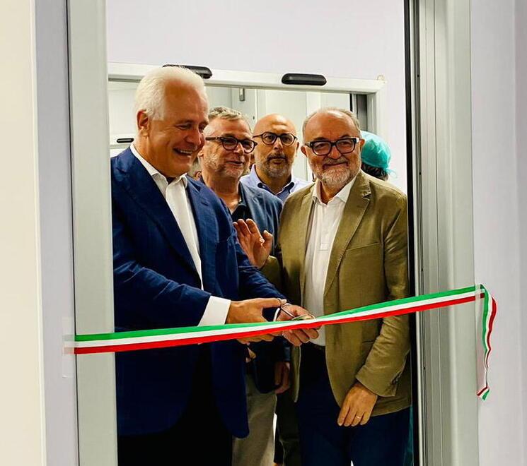 Un momento dell'inaugurazione