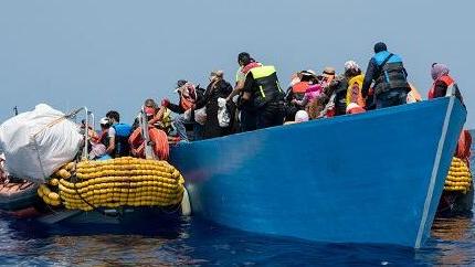 Uno degli ultimi salvataggi in mare al largo delle coste siciliane