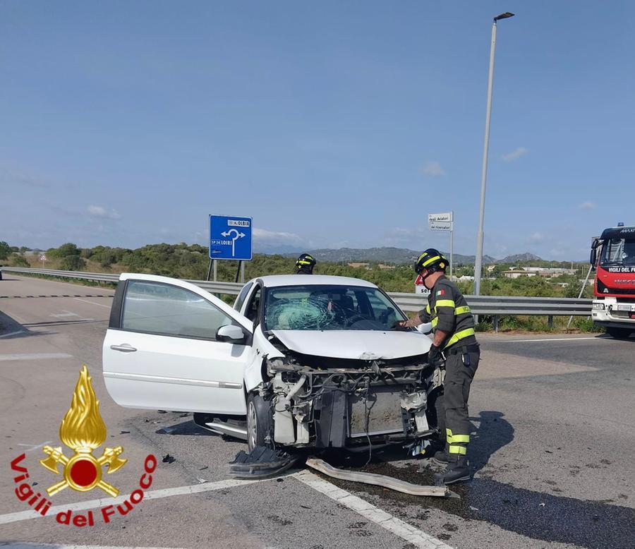 Olbia, due incidenti stradali in poche ore: due feriti trasportati all’ospedale
