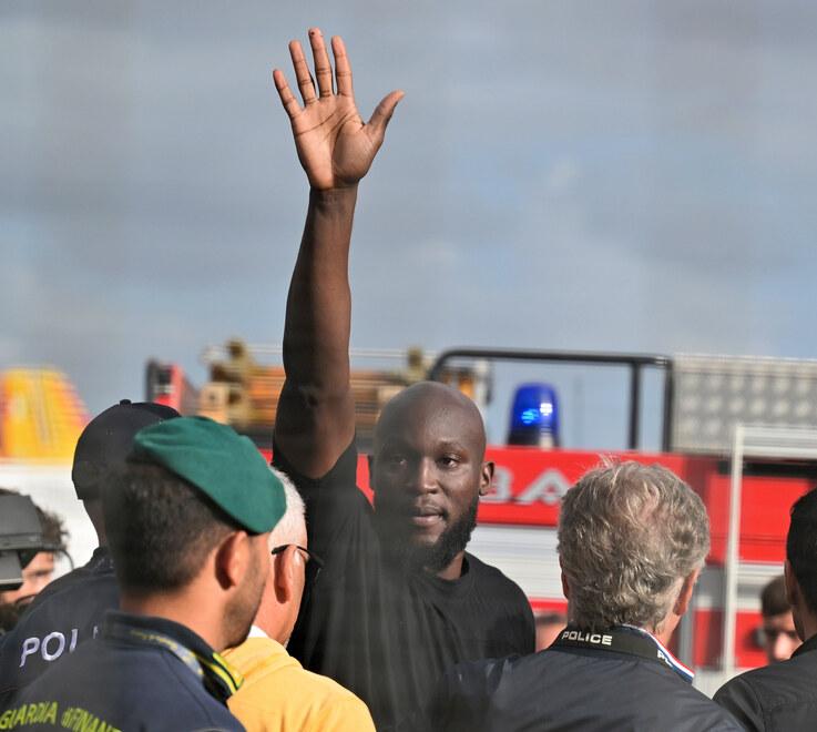 Anche un gladiatore si emoziona Lukaku: questa gente è incredibile 
