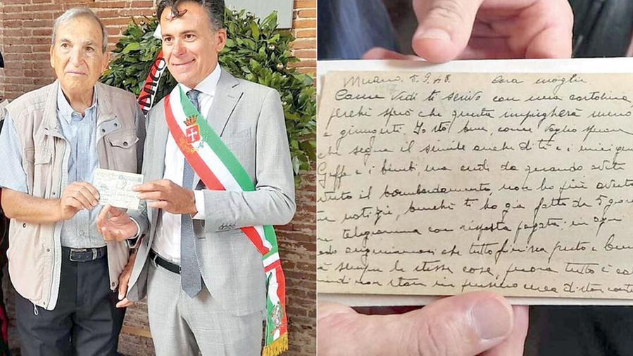 Pisa, dopo 80 anni riceve la cartolina scritta dal padre in guerra: era in un mercatino