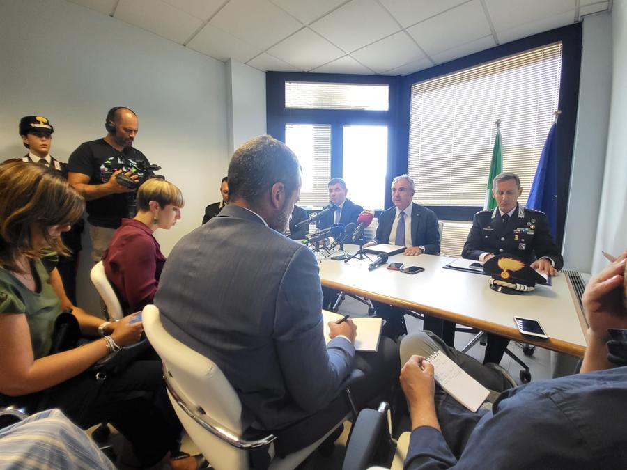 
	La conferenza stampa in procura a Reggio Emilia

