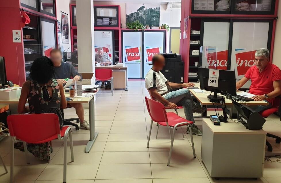La sede del patronato Inca Cgil di Lucca