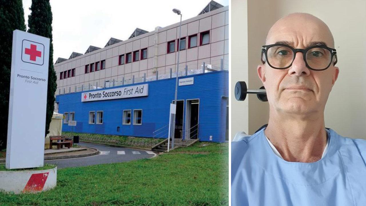 L'ngresso del pronto soccorso di Cecina e Paolo Pennati