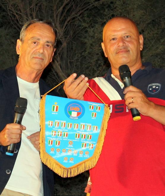 Il presidente del Vada Federico Ficcanterri con il vice presidente vicario della Lega nazionale dilettanti Bruno Pernicioni
