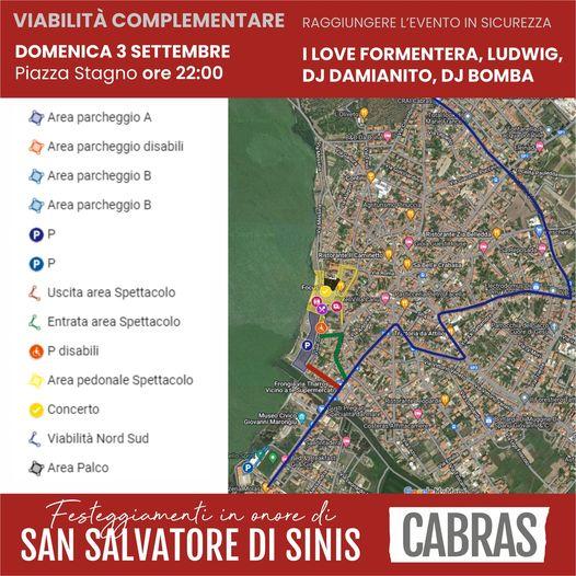 
	La cartina con le aree di parcheggio

