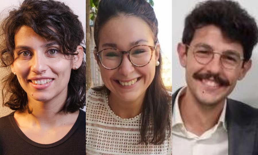 Sara Carta, Carolina Cogozzo e Alberto Cossu