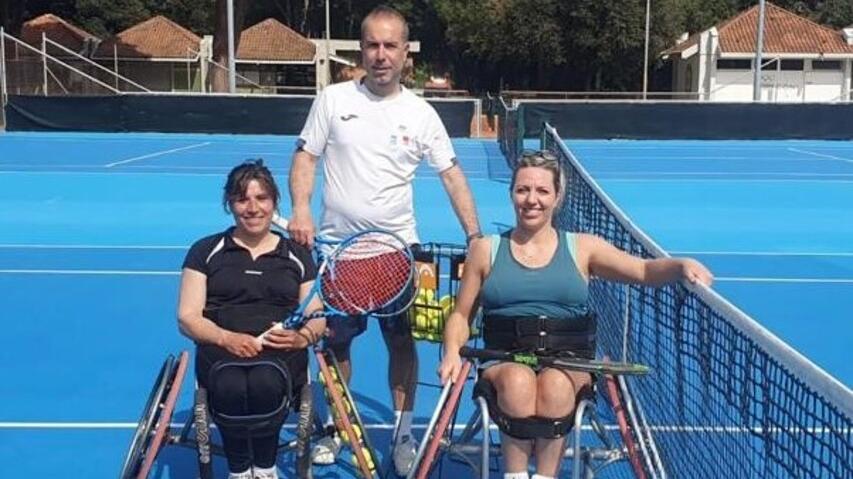 Francesca Baldini (a destra) è con Simone Bragoni e la pisana Monica Quassinti