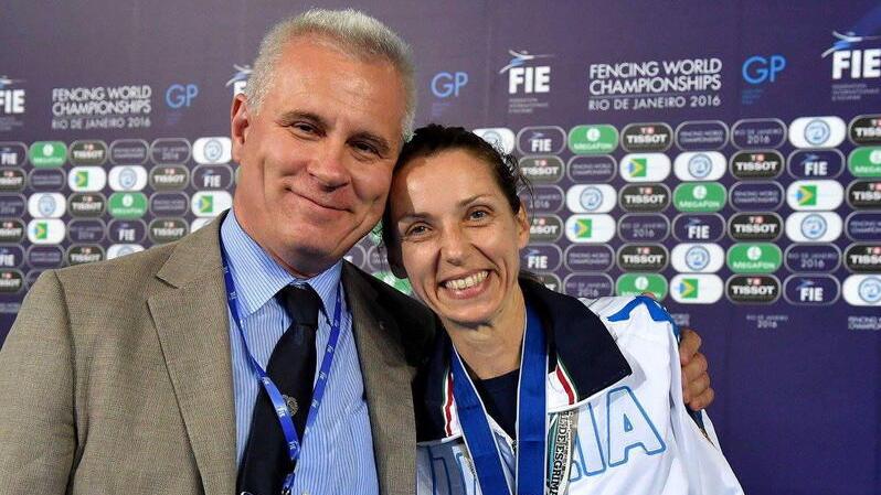 Una serata per la scherma. Il Panathlon premia Azzi<br>