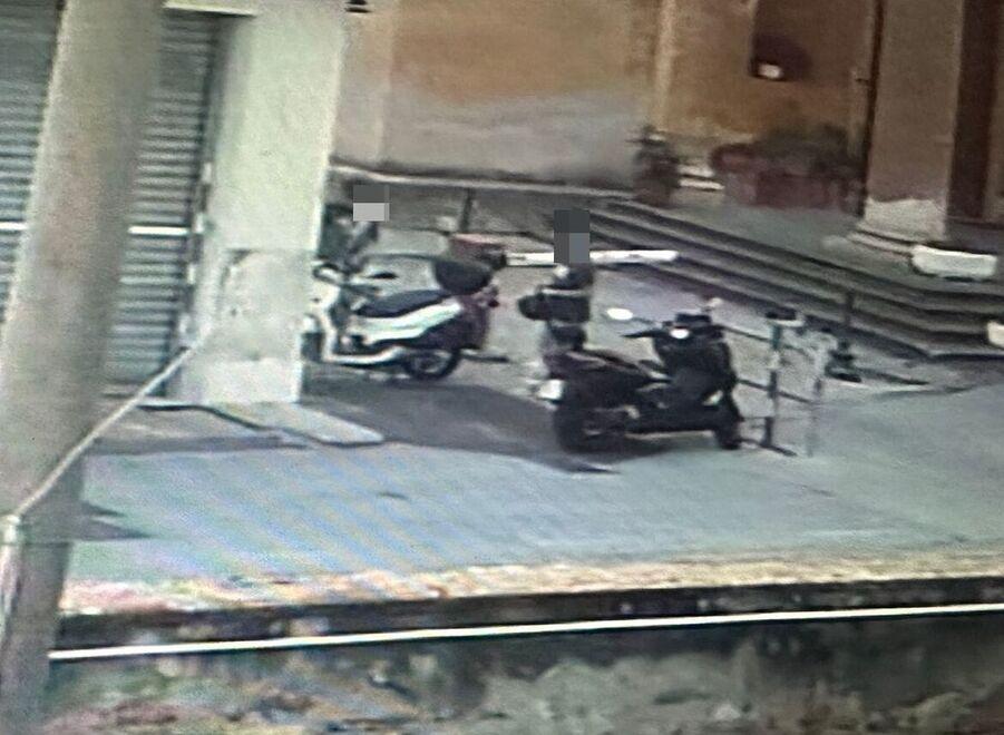 Il ladro in azione