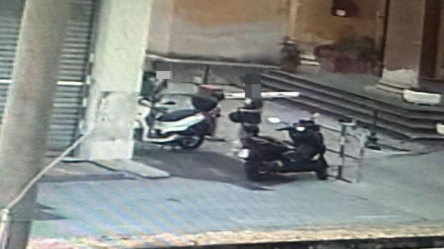 Il ladro in azione