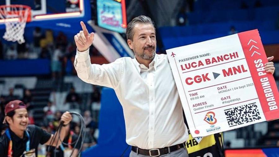 
	Luca Banchi, coach della nazionale della Lettonia

