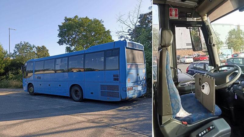 Rosignano, pannello crolla in testa all’autista mentre il bus imbocca la Variante
