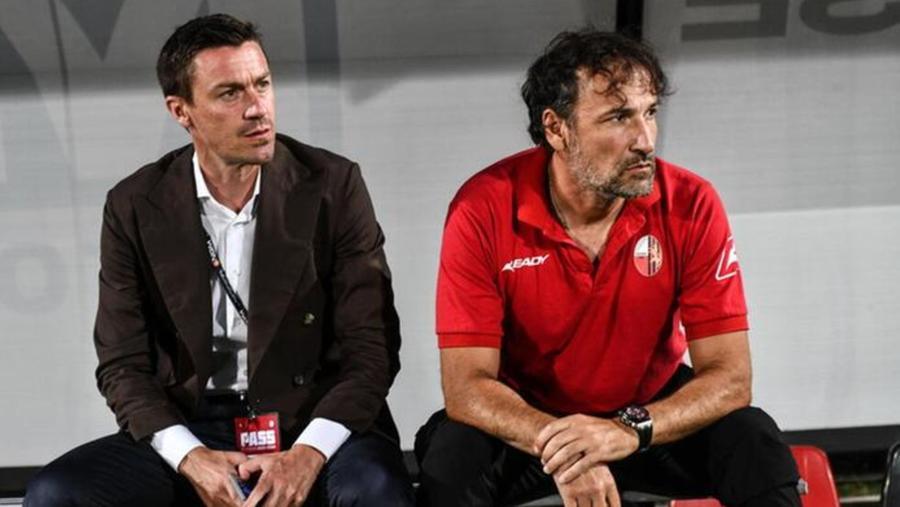 
	A sinistra il direttore sportivo Alessandro Frara, a destra mister Giorgio Gorgone

