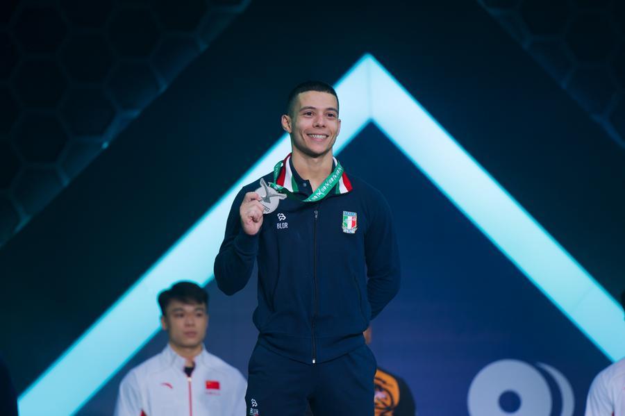 Sergio Massidda è nella storia dei pesi: doppio argento ai Mondiali