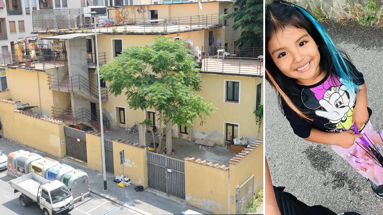 Nella foto grande, l’ex hotel Astor, accanto la piccola Kata