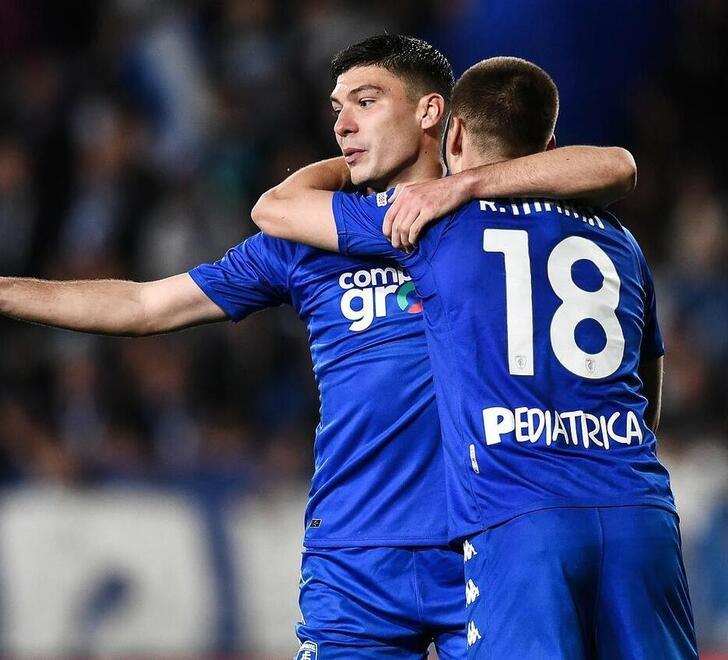 Nicolò Cambiaghi con Razvan Marin