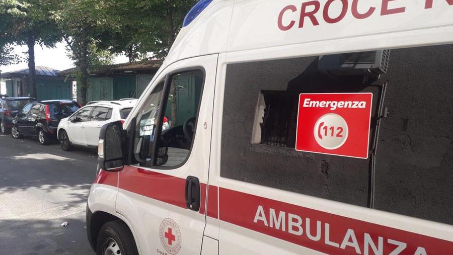Un'ambulanza della Croce rossa italiana