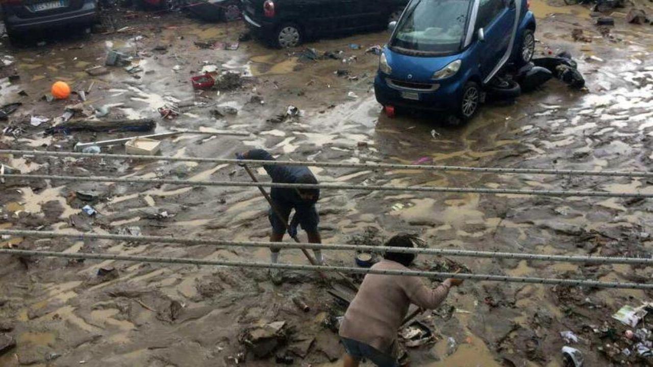 Livorno dopo l'alluvione del 2017