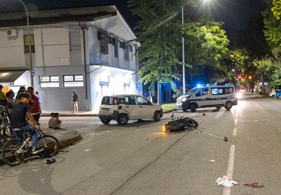 Modena. Prima lo schianto, poi si sfiora la rissa<br type="_moz" />
