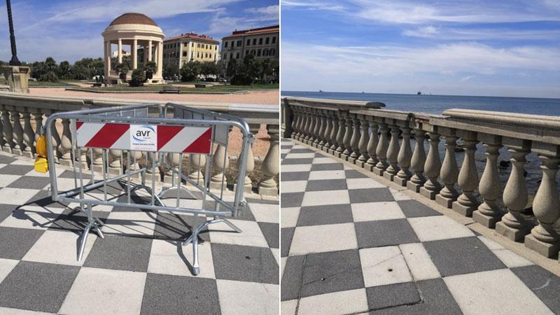 Terrazza Mascagni, ispezione della Sovrintendenza a Livorno. Salvetti: «Stanziamo 70mila euro l’anno»