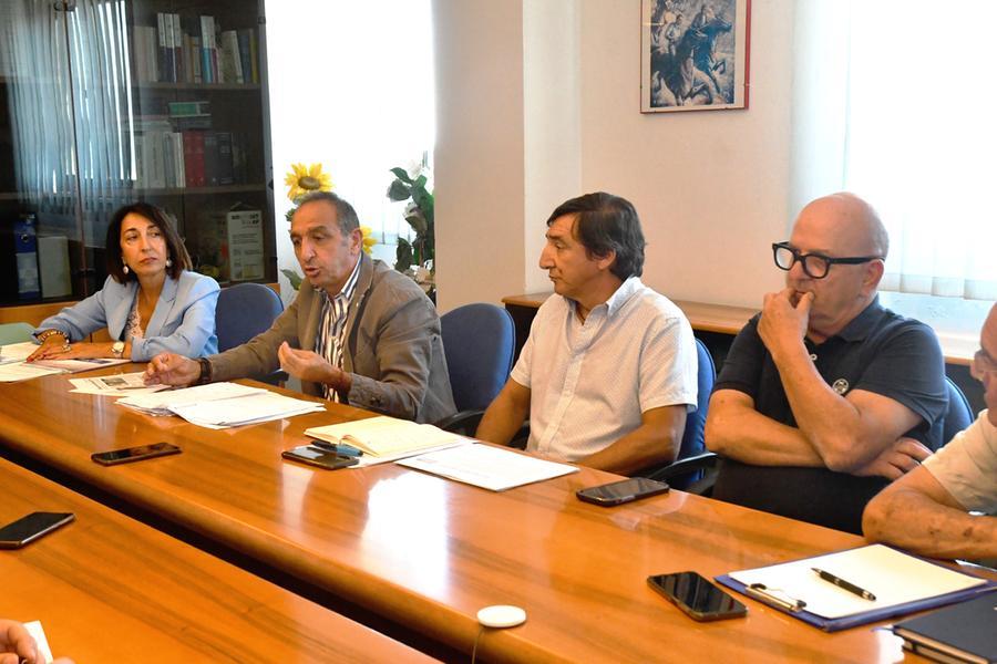 
	I vertici della Asl (foto F.G.Pinna)

