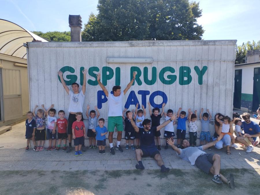 
	Un allenameto dei pi&ugrave; piccoli del Gispi Rugby Prato

