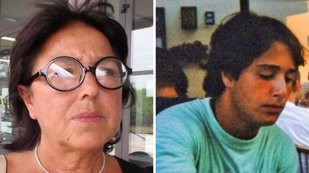 Gloria e suo figlio Matteo, morto nel 2004 sul lavoro