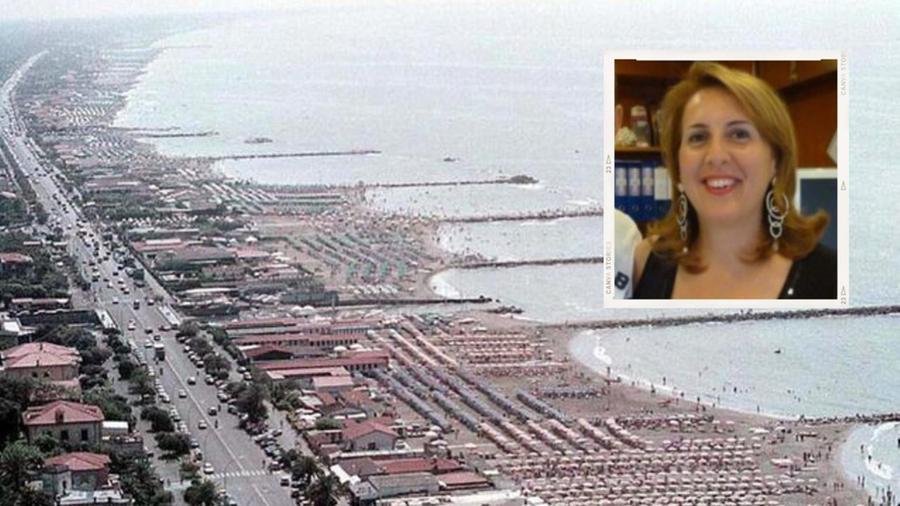 
	La costa apuana e nel riquadro Sabrina Giannetti

