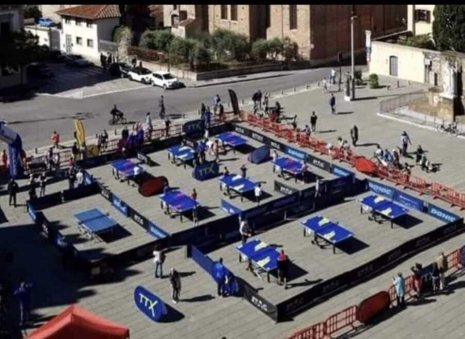 Tennis tavolo, si gioca tutti in piazza 