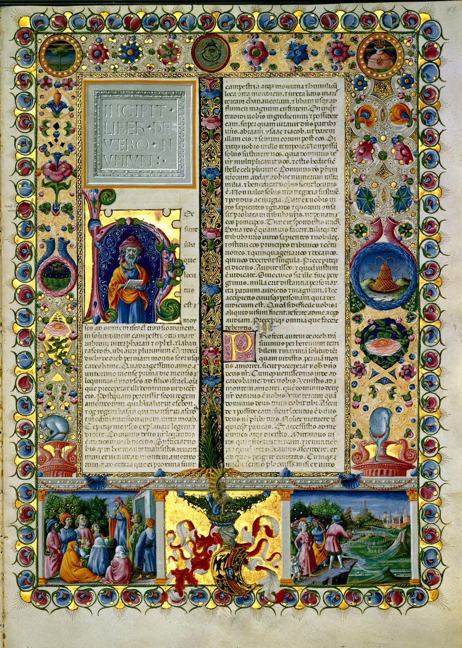 Modena. Splendidi codici miniati all’Estense, esposta la Bibbia di Borso