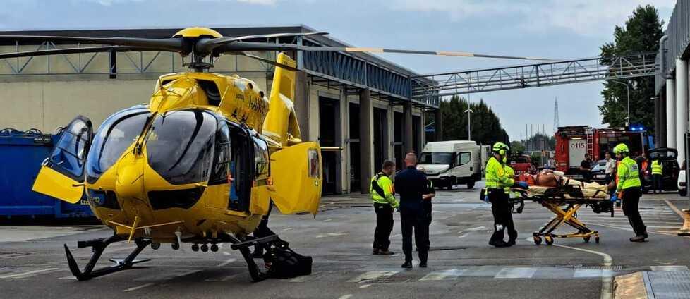 Carpi, operaio schiacciato dalla pulitrice<br>

