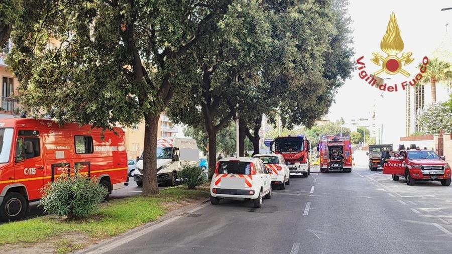 Cagliari, fuga di gas in via Scano