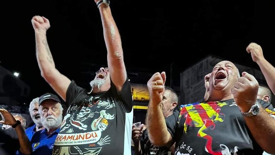 I vincitori esultano