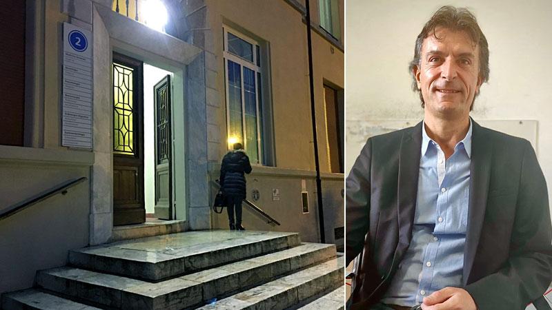 2° padiglione dove hanno sede le degenze della Neurologia e il dottor Gianluca Moscato primario del reparto