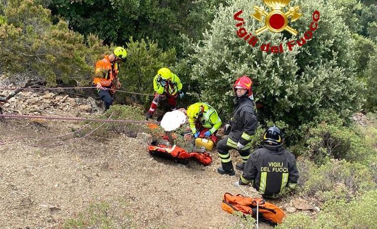 Con la moto nella scarpata sull’Orientale sarda, ferito un centauro tedesco